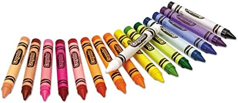 Crayola Binney Smith CrayolaR Large Crayon Set Lift-Lid Box Assorted Colors Box Of 16