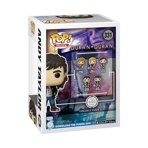 Funko POP Rocks Duran Duran - Wild Boys Andy Taylor - Collectable Vinyl Figure