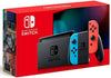 Nintendo Switch with Neon Blue and Neon Red JoyaCon