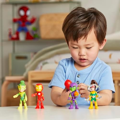 Hasbro Spidey and his Amazing Friends Marvel Friends Foes Pack 5 Action Figures 4-Inch