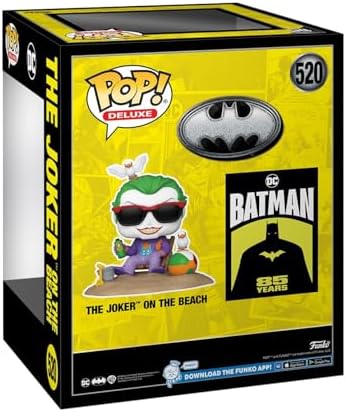 Funko Pop Deluxe Batman's 85th Anniversary - The Joker on The Beach - Collectable Vinyl Figure
