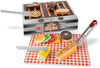 Melissa & Doug Melissa Doug Grill and Serve BBQ Set 20 pcs - Wooden Play Food and