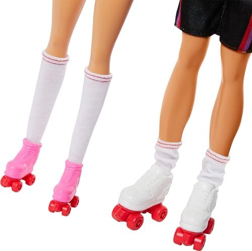 Barbie Fashionistas Set with 2 Fashion Dolls 6 Roller-Skating Ken 65th Anniversary