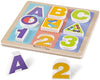 Melissa & Doug Melissa Doug ABC - 123 Chunky Puzzle