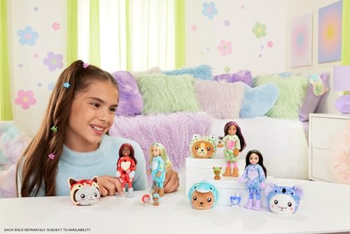 Barbie Cutie Reveal Chelsea Doll Animal Plush