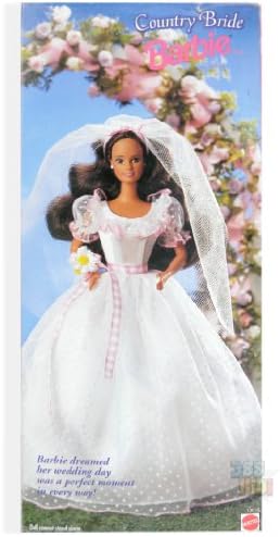 Barbie Country Bride Doll Brunette Wal Mart 1994