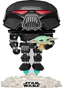 Funko Pop Vinyl - Star Wars - Dark Trooper with Grogu 488 Black