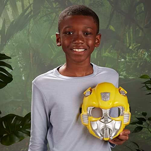Transformers Rise of the Beasts Movie Bumblebee Roleplay Costume Mask for 10-inch