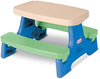 Little Tikes Easy Store Jr. Kid Picnic Play Table Bluegreen