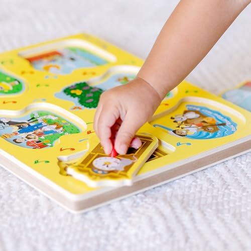 Melissa & Doug Melissa Doug Sing-Along Nursery Rhymes Sound Puzzle
