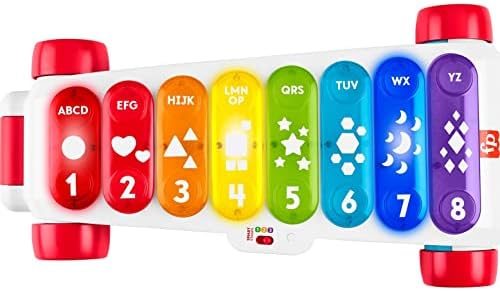 Fisher-Price Baby to Toddler Learning Toy Giant Light-Up Xylophone Pull-Along Musical