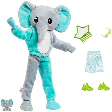 Barbie Cutie Reveal Fashion Doll Jungle Series Monkey Plush
