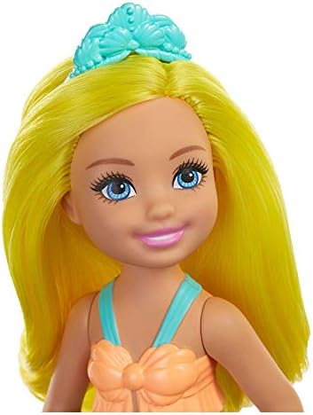 Barbie Dreamtopia Chelsea Mermaid Doll 6.5-inch with Yellow Hair and Tail