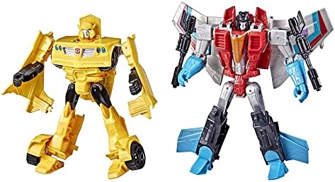 Transformers Heroes and Villains Bumblebee and Starscream 2-Pack Action Figures - for