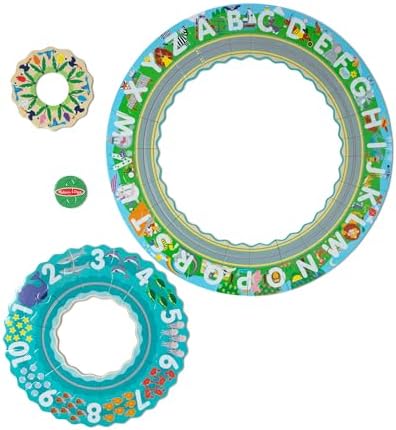 Melissa & Doug Melissa Doug Round the Shore Tracks Cardboard Jigsaw Floor Puzzle