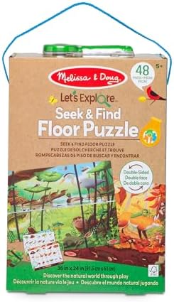 Melissa & Doug Melissa Doug Double-Sided Seek Find Puzzle - FSC Certified