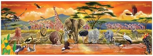 Melissa & Doug Melissa Doug African Plains Safari Jumbo Jigsaw Floor Puzzle