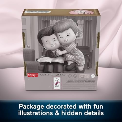 Fisher-Price Little People Collector I Love Lucy TV Show Set 2 Character Figures in a