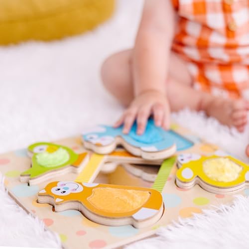 Melissa & Doug Melissa Doug First Play Wooden Touch and Feel Puzzle