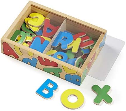 Melissa & Doug Melissa Doug Deluxe Magnetic Letters and Numbers Set With 89 Wooden