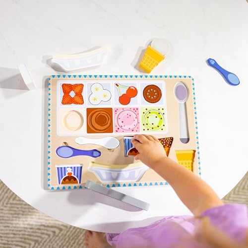 Melissa & Doug Melissa Doug Ice Cream Wooden Magnetic Puzzle