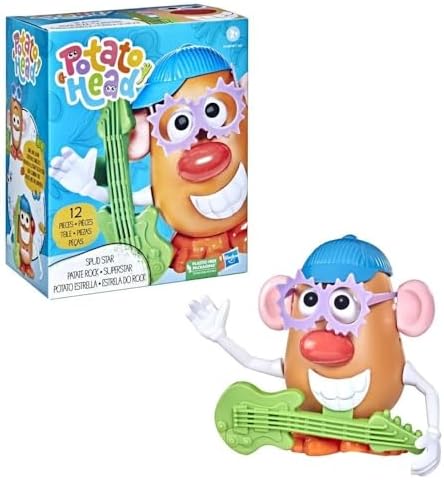 Hasbro Mr. Potato Head Spud Star Toy Set Musical Rocker Theme with Guitar