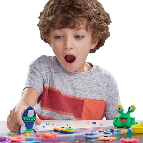 Play-Doh Stars 'n Space Tool Kit Outer Space Toy for 3 Years and Up with Playmat and 8