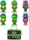 Funko Teenage Mutant Ninja Turtles 6 Pack of Black Light Vinyl Soda and Cooler