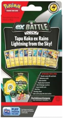 Pokemon TCG ex Battle Deck Tapu Koko ex OR Iron Leaves ex