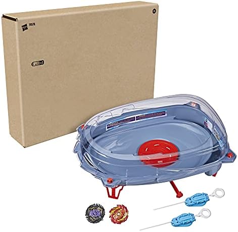 Beyblade Burst Surge Speedstorm Motor Strike Battle Set with Motorized Stadium 2 Top and
