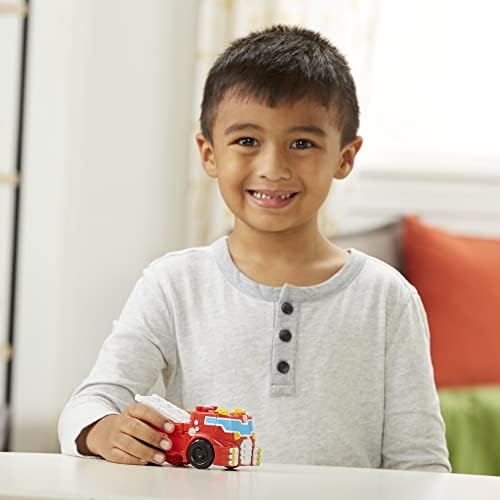 Transformers Playskool Heroes Rescue Bots Academy Team Heatwave The Fire-Bot Converting
