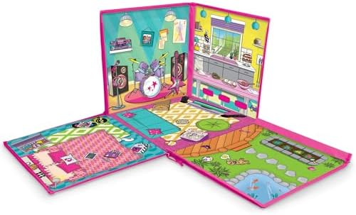 Barbie ZipBin 40 Doll Dream House Toy Box Playmat