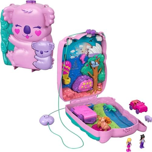 Polly Pocket Travel Toy with Micro Dolls Mermaid 2-in-1 Seashell Purse Playset Amazon