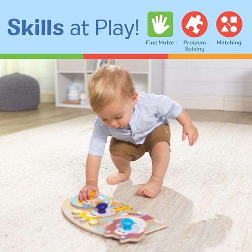 Melissa & Doug Melissa Doug First Play Wooden Jumbo Knob Farm Animal Puzzle 3 pcs