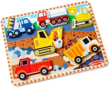 Melissa & Doug Melissa Doug Safari Wooden Chunky Puzzle - 8 Pieces - FSC Certified