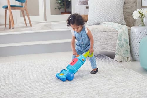Fisher-Price Toddler Toy Laugh Learn Light-Up Learning Vacuum Musical Push Along for