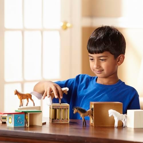 Melissa & Doug Melissa Doug Horse Carrier Wooden Vehicle