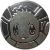 Pokemon Coin - Eevee - Silver Plastic - Large 2 inch Diameter