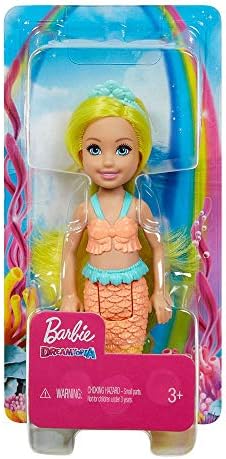 Barbie Dreamtopia Chelsea Mermaid Doll 6.5-inch with Yellow Hair and Tail