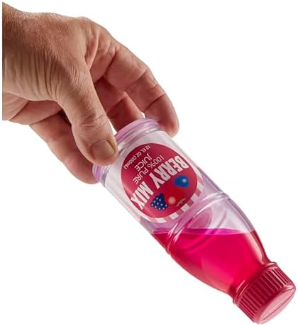 Melissa & Doug Melissa Doug Tip Sip Toy Juice Bottles and Activity Card 6 Pcs Pretend