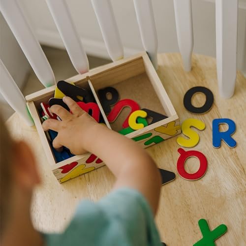 Melissa & Doug Melissa Doug Deluxe Magnetic Letters and Numbers Set With 89 Wooden