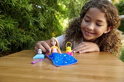 Barbie Doll and It Takes Two Malibu Camping Doll with Pet Puppy and 10 It Takes Two Camping Playset