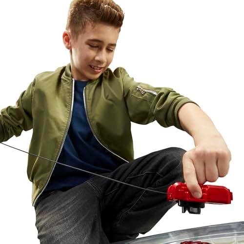 BEYBLADE X Soar Phoenix 9-60GF Deluxe String Launcher Set with Attack Type Right-Spinning