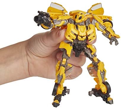 Transformers Studio Series 49 Deluxe Class Movie 1 Bumblebee Action Figure - Ages 8 Up