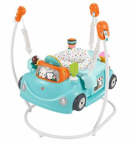 Fisher-Price 2-in-1 Jumperoo Activity Center for Baby to Toddler with Lights Sounds and