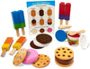 Melissa & Doug Melissa Doug Wooden Frozen Treats Ice Cream 24 pcs - Play Food and Food