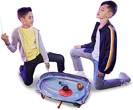 Beyblade Burst Surge Speedstorm Motor Strike Battle Set with Motorized Stadium 2 Top and