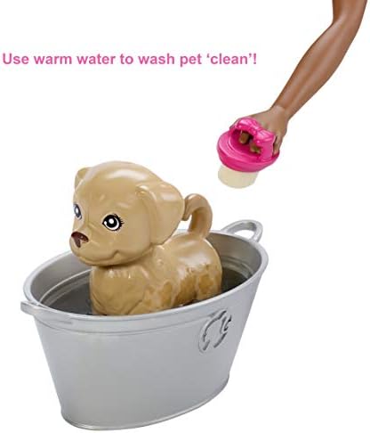 Barbie Play 'n Wash Pets Playset