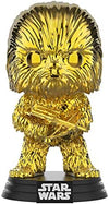 Funko Pop Star Wars Chewbacca Gold Chrome Galactic Convention