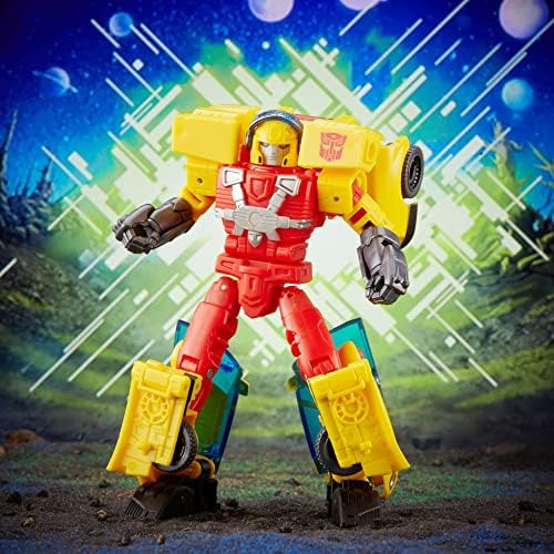 Transformers Legacy Evolution Deluxe Armada Universe Hot Shot Toy 5.5-inch Action Figure